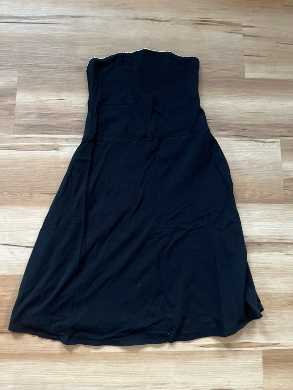lululemon athletica Strapless Black A-Line Dress